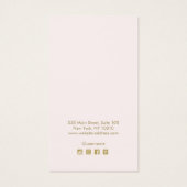 Light Pink Necklklack Display Card (Rückseite)