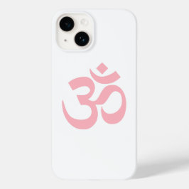 Light Pink Om Symbol Case-Mate iPhone 14 Hülle
