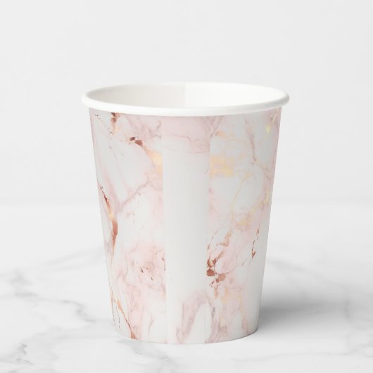 Light Pink Paper Cup Pappbecher (Links)