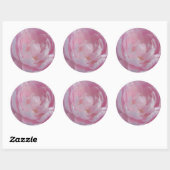 Light Pink Peony Wedding Stickers Peonys (Blatt)