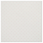 Light Pink Polka Dot Hearts Stoff (Muster)