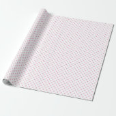 Light Pink Polka Dots Geschenkpapier (Ungerollt)