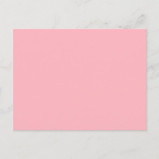 Light Pink Postkarte (Vorderseite)