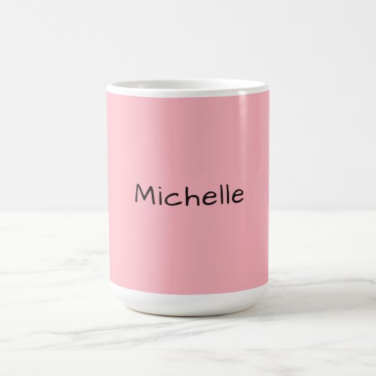 Light Pink Professional Unique Casual Handwriting Kaffeetasse (Mittel)