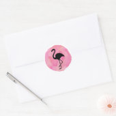 Light Pink Runder Aufkleber (Umschlag)