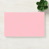 Light Pink Simple 10" x 6" Post-it Klebezettel (Büro)