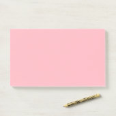 Light Pink Simple 10" x 6" Post-it Klebezettel (Auf Schreibtisch)