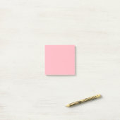Light Pink Simple 3" x 3" Post-it Klebezettel (Auf Schreibtisch)