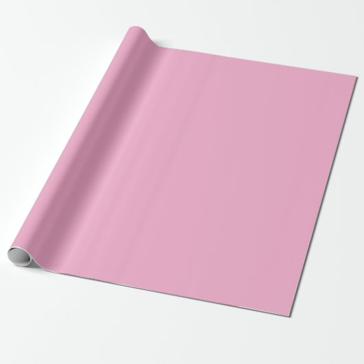 Light Pink Solid Wrapping Paper Roll Geschenkpapier (Ungerollt)
