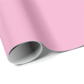 Light Pink Solid Wrapping Paper Roll Geschenkpapier (Rolleneckpunkt)