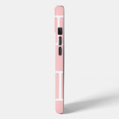 Light Pink Square Bricks Case-Mate iPhone Hülle (Rückseite / Links)