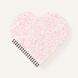 Light Pink Swirl Notebook Notizblock