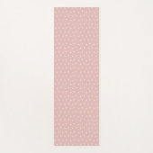 Light Pink Triangles Pattern Yoga Mat Yogamatte (Vorderseite)