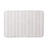 Light Pink White Stripes Badematte (Vorderseite)