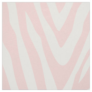 Light Pink Zebra Print Groß Stoff