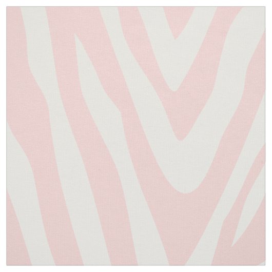 Light Pink Zebra Print Groß Stoff (Muster)