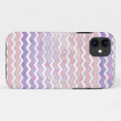 Light Pink Zig Zag Muster Case-Mate iPhone Hülle (Rückseite (Horizontal))