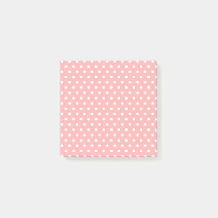 Light pinkPolka Dots Postit Notes Post-it Klebezettel