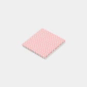 Light    pinkPolka Dots Postit Notes Post-it Klebezettel (angewinkelt)
