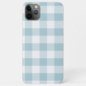 Light Powder Blue Bauernhof Buffalo Karo Kariert Case-Mate iPhone Hülle (Rückseite)