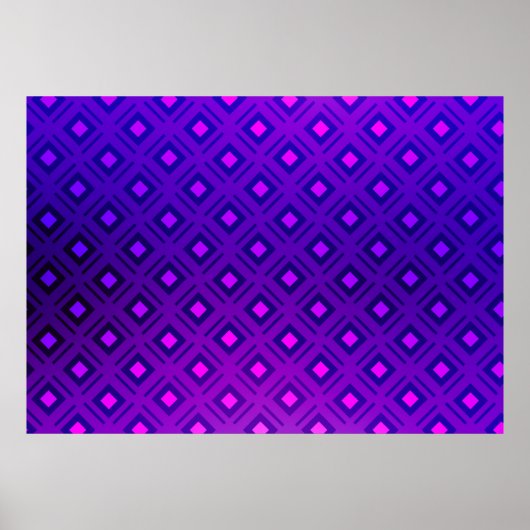 Light Purple layout with lines, rectangle. Shining Poster (Vorne)