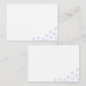 Light Purple Puppy Paw Prints  Mitteilungskarte (Vorne/Hinten)