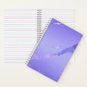 Light Purple with Metallic Accents Notebook Notizblock (Innen)