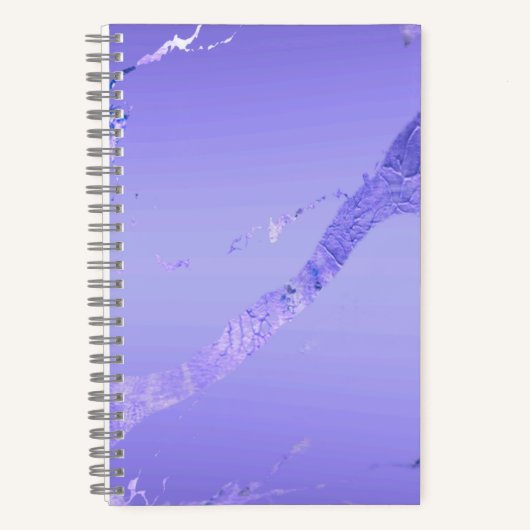 Light Purple with Metallic Accents Notebook Notizblock (Vorderseite)