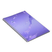 Light Purple with Metallic Accents Notebook Notizblock (Rechte Seite)