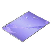 Light Purple with Metallic Accents Notebook Notizblock (Linke Seite)