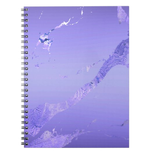 Light Purple with Metallic Accents Notebook Notizblock (Vorderseite)