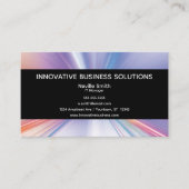 Light Radiation Technology IT Communication Visitenkarte (Vorderseite)