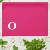 Light Raspberry Modisch Letted Handtuch (Gefaltet)
