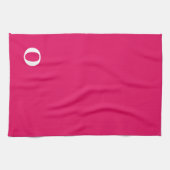 Light Raspberry Modisch Letted Handtuch (Horizontal)