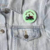 Light Red Bauer Girl Button (Beispiel)