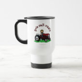 Light Red Bauer Girl Reisebecher (Links)