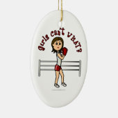 Light Red Boxer Keramikornament (Rechts)