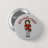 Light Red Football Button (Vorne & Hinten)