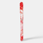 Light Red Marble Case-Mate iPhone Hülle (Rückseite / Links)