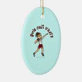 Light Red Shot Put Keramikornament (Rechts)