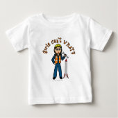 Light Rocket Scientil Girl Baby T-shirt (Vorderseite)