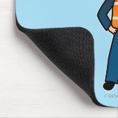 Light Rocket Scientil Girl Mousepad (Ecke)