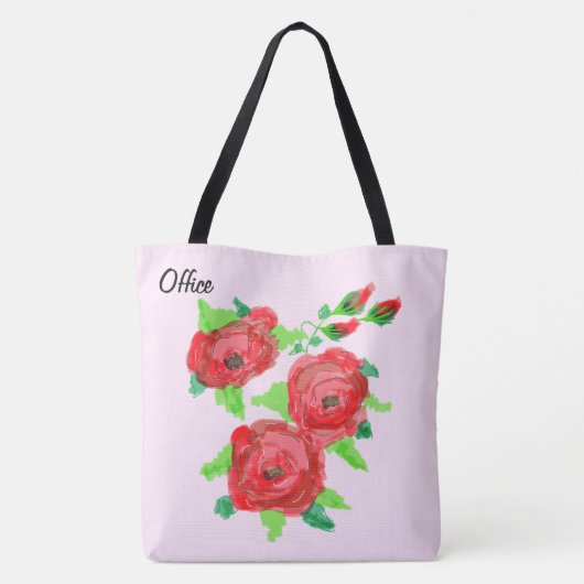 Light Rosa Office-Tasche Tasche (Rückseite)