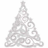 Light Rose Gold Imitate Glitzer | Weihnachtsbaum Aufkleber (Vorderseite)