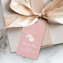 Light Rose Pink White Magical Unicorn Vielen Dank