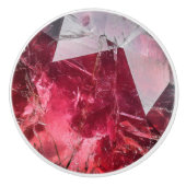 Light Ruby Gem Muster Keramikknauf (Vorderseite)