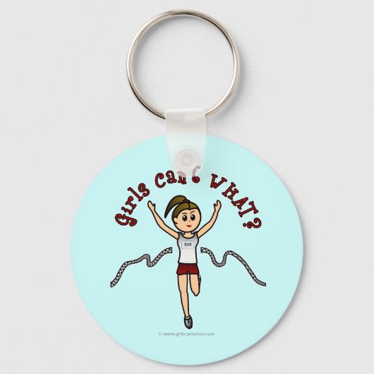 Light Runner in Red Uniform Schlüsselanhänger (Vorderseite)