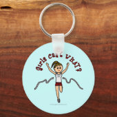 Light Runner in Red Uniform Schlüsselanhänger (Vorderseite)