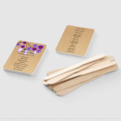 Light Rustic Lila Floral Mason Jars Wedding Fächer (Non-assembled)