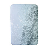 Light Sea Blue Glitzer #1 Badematte (Vorderseite Vertikal)